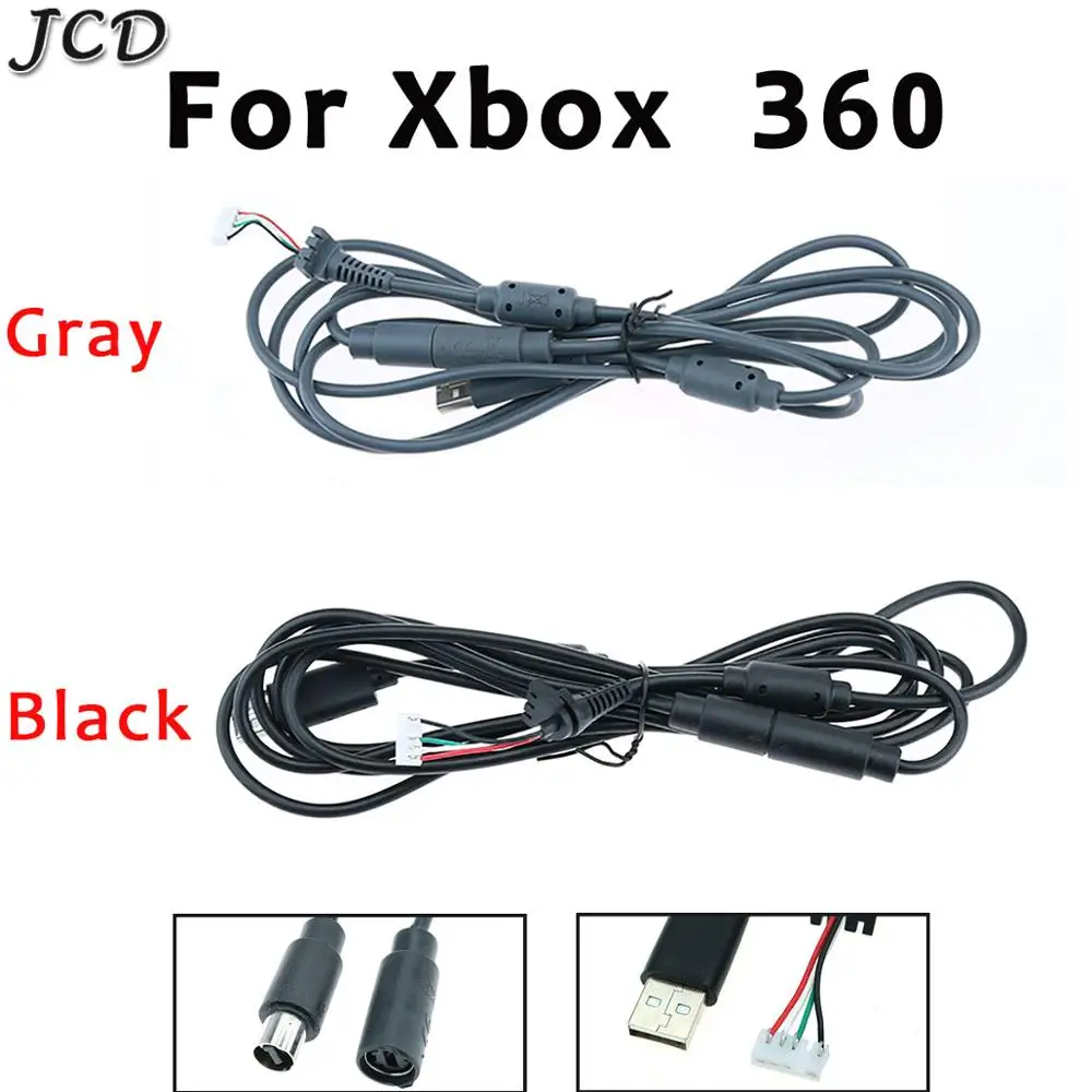 JCD USB 4Pin Line Kábel Kábel +bonus za odlúčeného Náhradný Adaptér vhodný Na Káblovom Ovládači Xbox 360 2