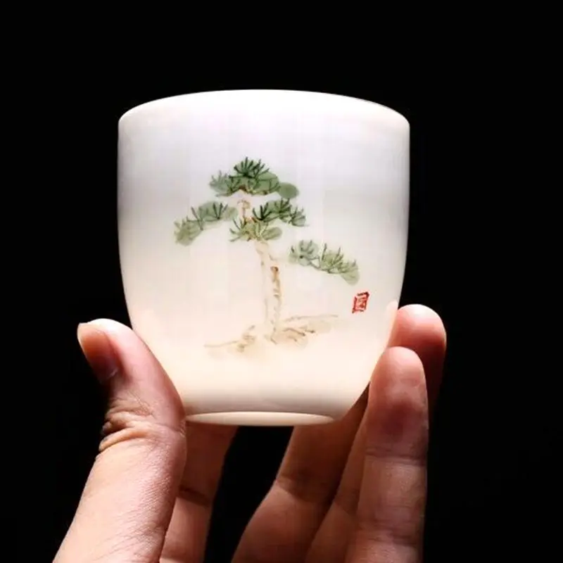 Domov master čisto ručne maľované keramické veľké individuálne jednu šálku čaju kreatívne domáce poháre 0
