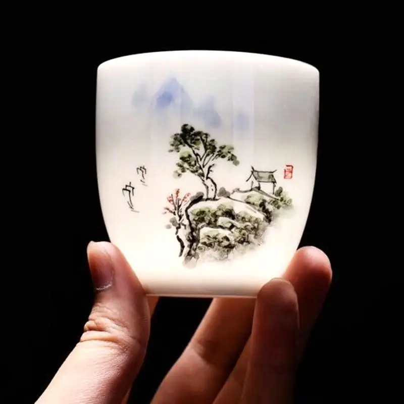 Domov master čisto ručne maľované keramické veľké individuálne jednu šálku čaju kreatívne domáce poháre 4
