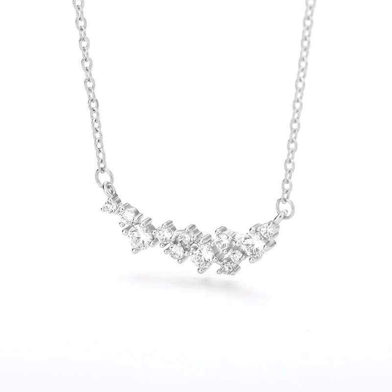 Jednoduché Crystal Náhrdelníky Pre Ženy Šperkov náhrdelník farebné zirkón pendents Narodeniny Vianočný Darček 0