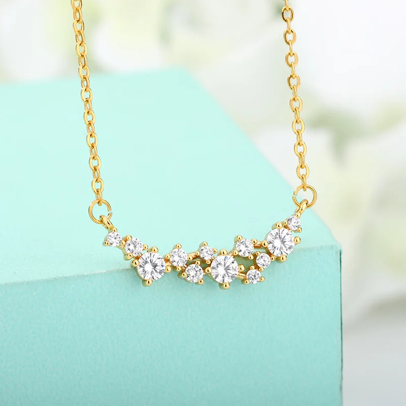 Jednoduché Crystal Náhrdelníky Pre Ženy Šperkov náhrdelník farebné zirkón pendents Narodeniny Vianočný Darček 1