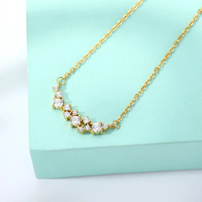 Jednoduché Crystal Náhrdelníky Pre Ženy Šperkov náhrdelník farebné zirkón pendents Narodeniny Vianočný Darček 4