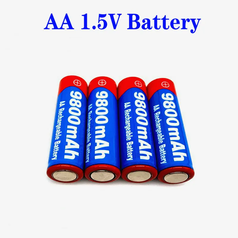 2021 New2~20pcs/veľa Značky AA nabíjateľné batérie 9800mah 1,5 V Nové Alkalické Nabíjateľná batery pre led svetlo hračka mp3 1