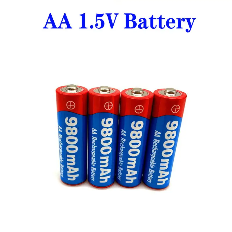 2021 New2~20pcs/veľa Značky AA nabíjateľné batérie 9800mah 1,5 V Nové Alkalické Nabíjateľná batery pre led svetlo hračka mp3 2
