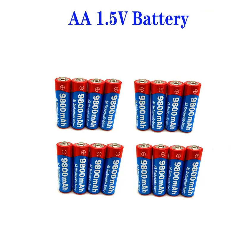 2021 New2~20pcs/veľa Značky AA nabíjateľné batérie 9800mah 1,5 V Nové Alkalické Nabíjateľná batery pre led svetlo hračka mp3 3