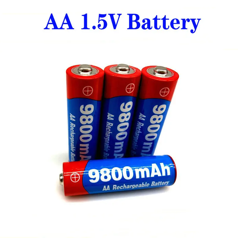 2021 New2~20pcs/veľa Značky AA nabíjateľné batérie 9800mah 1,5 V Nové Alkalické Nabíjateľná batery pre led svetlo hračka mp3 5