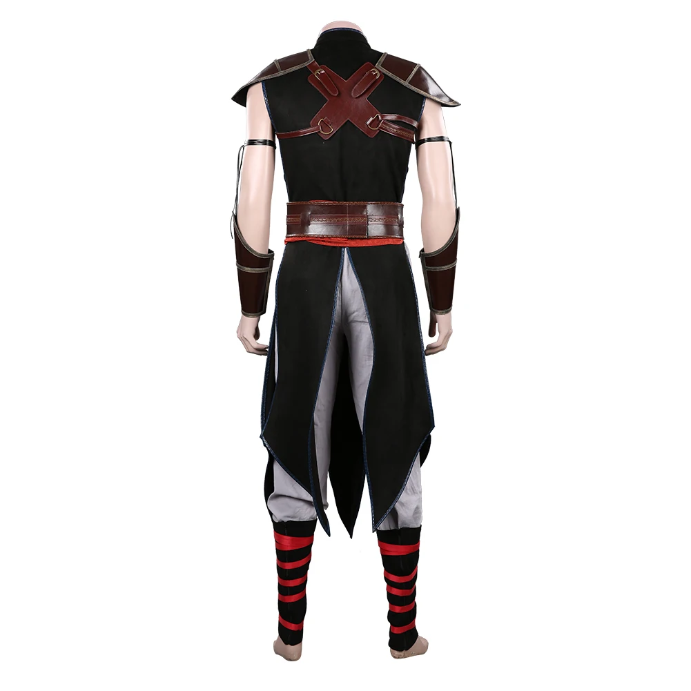 Film Smrteľné cosplay Kombat 2021 Kung Lao Cosplay Kostým Oblečenie Halloween Karneval Oblek 0