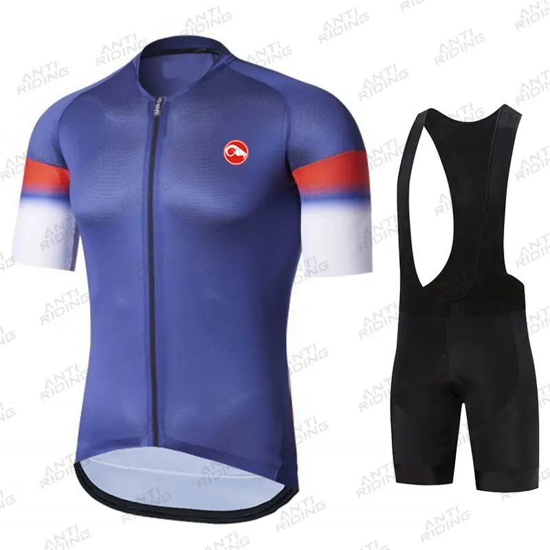 2021 Letné Cyklistické Oblečenie Krátky Rukáv Jersey Nastaviť pro Cestnej Bike Krátke Šaty, v Lete Požičovňa Triatlon Skinsuit Cyklus Tričko 4