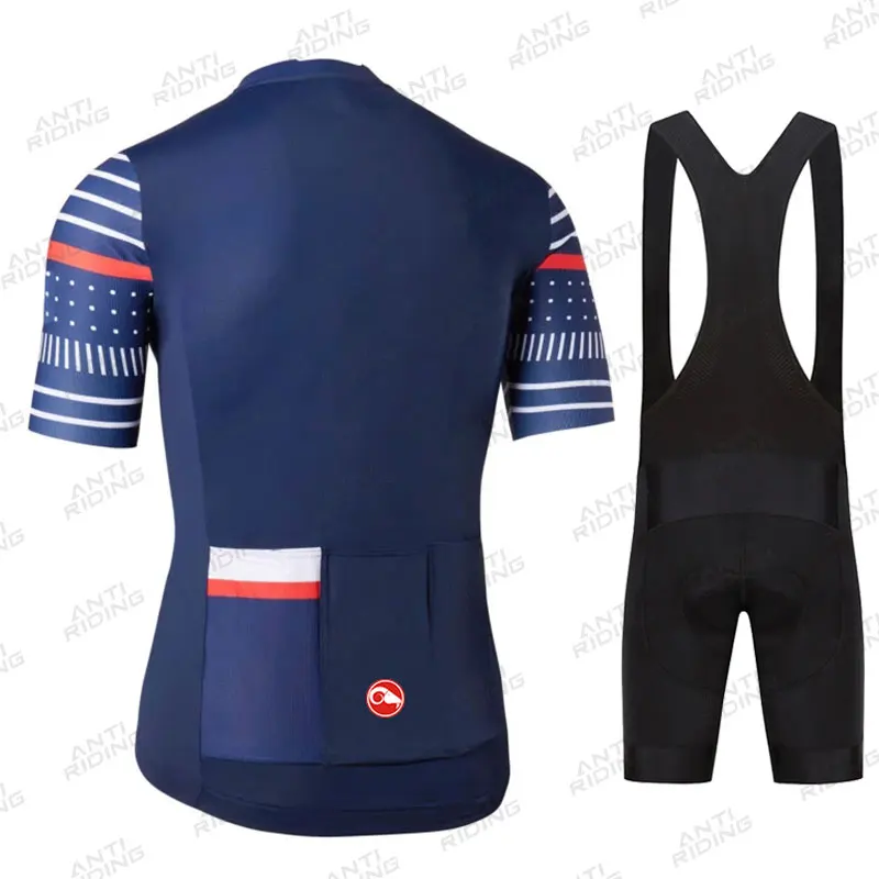 2021 Letné Cyklistické Oblečenie Krátky Rukáv Jersey Nastaviť pro Cestnej Bike Krátke Šaty, v Lete Požičovňa Triatlon Skinsuit Cyklus Tričko 5