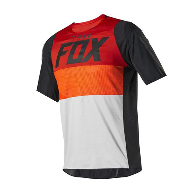 Jazda na bicykli extrémne športové tričko Foxmtb mužov horský bicykel, motocykel koni jersey zjazdové jersey kamufláž T-shirt 2