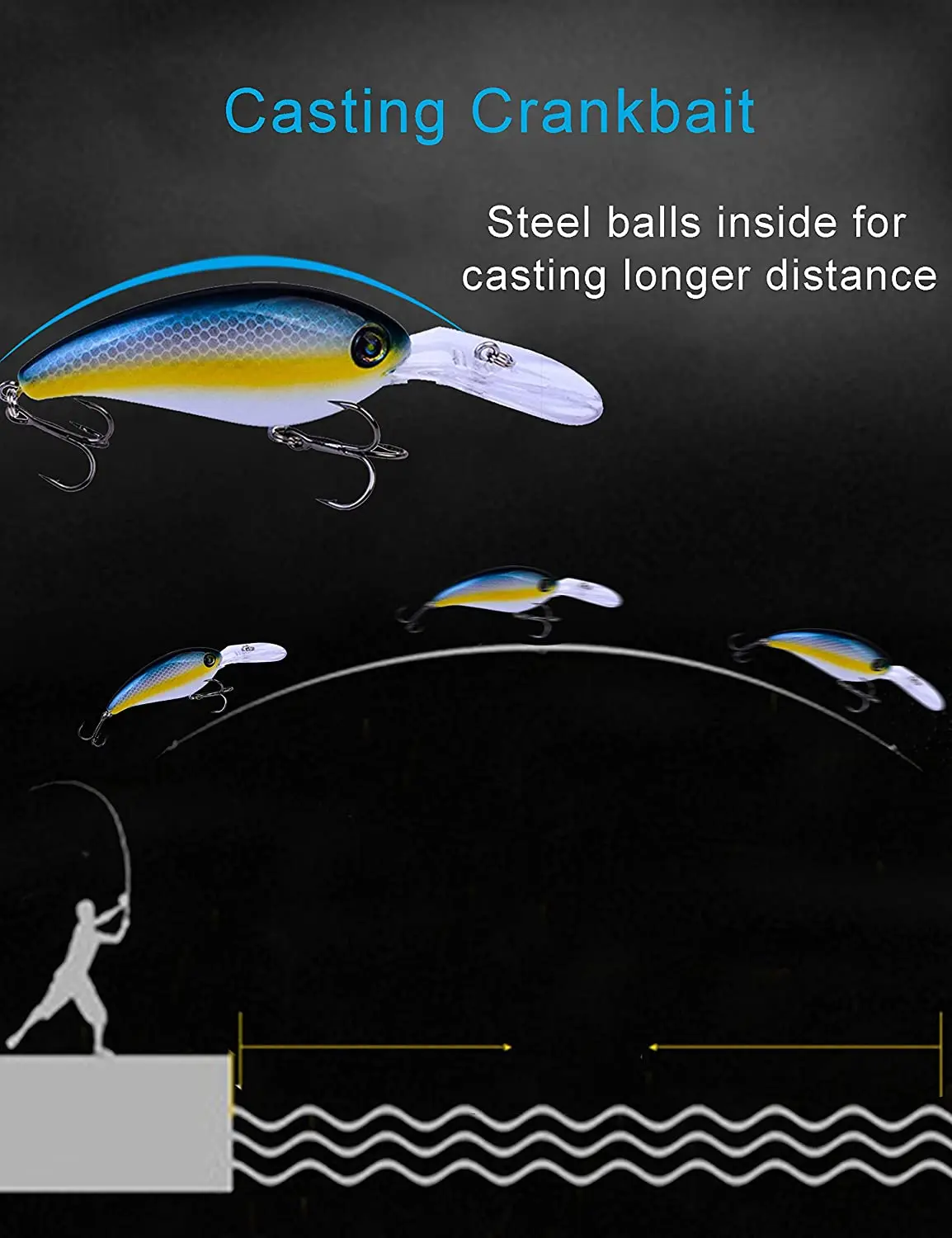 1Piece Rybárske Nástrahy Minnow Bionic Bearking Jednoduché Shiner Topwater Pevného Návnadu 70 mm 14g Háčiky Micro Prípravok Rybárske Náčinie 1