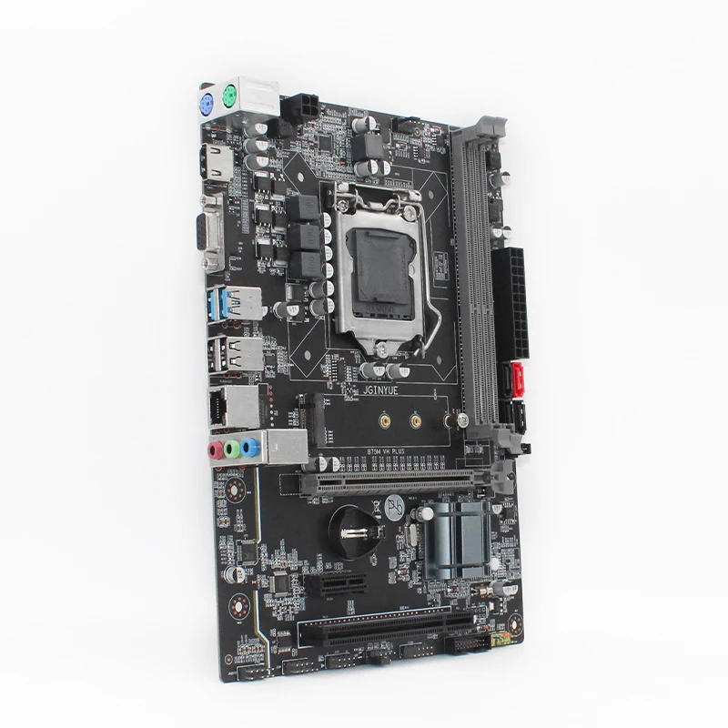 JGINYUE B75 doske LGA 1155 set kit s Xeon E3 1230 V2 procesora a pamäťových modulov DDR3 16GB(2*8GB) Ploche pamäť B75M-VH PLUS 4