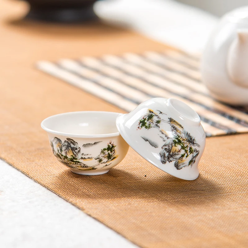 Porcelánové Šálky Čaju S Infuser Viacerých Pettern Kung Fu Čaj Nastaviť Teaware Keramiky Teacup Drinkware Čajový Obrad 1