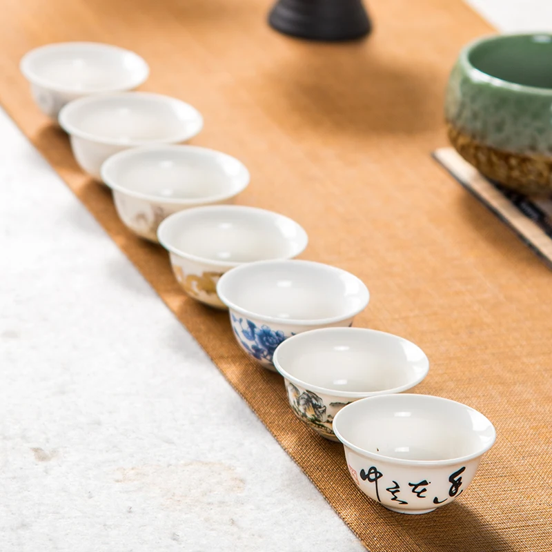 Porcelánové Šálky Čaju S Infuser Viacerých Pettern Kung Fu Čaj Nastaviť Teaware Keramiky Teacup Drinkware Čajový Obrad 2