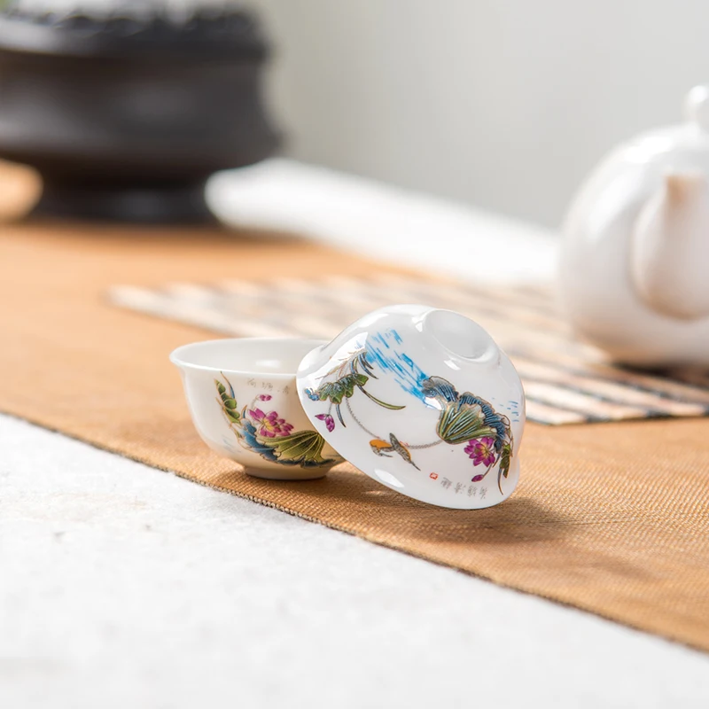 Porcelánové Šálky Čaju S Infuser Viacerých Pettern Kung Fu Čaj Nastaviť Teaware Keramiky Teacup Drinkware Čajový Obrad 5