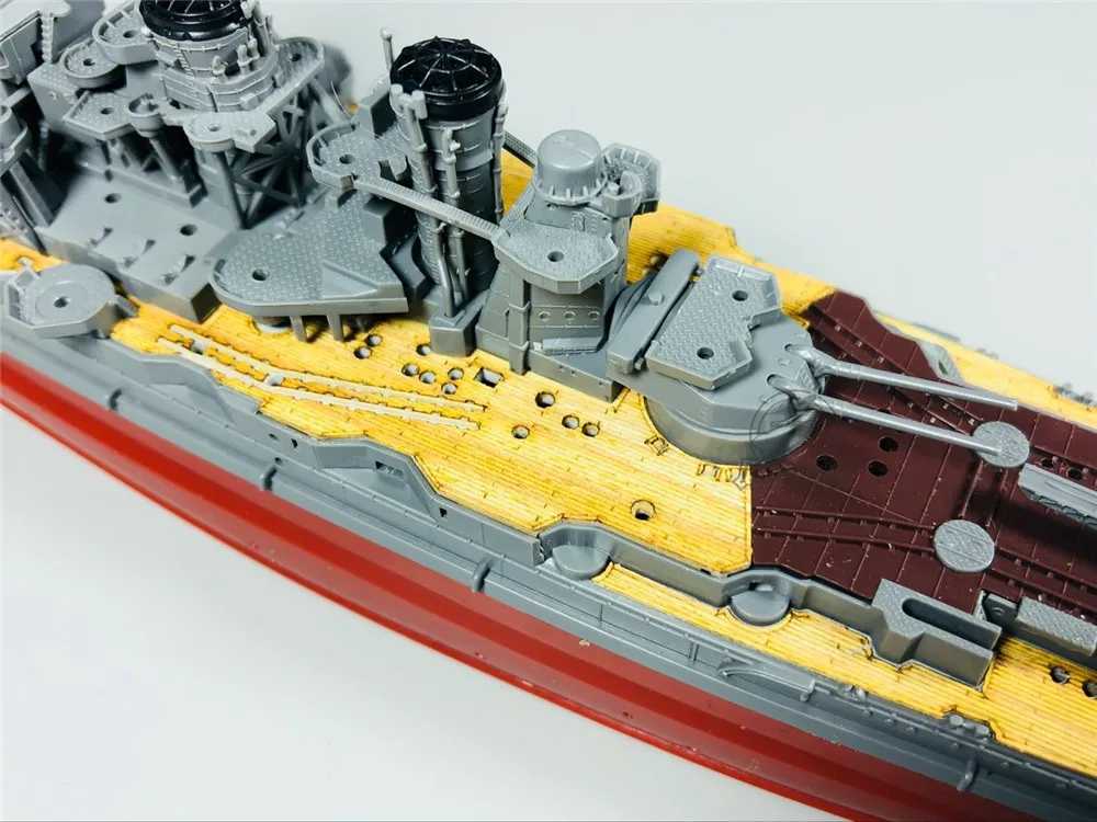 1/700 Rozsahu Drevené Paluby pre FUJIMI 46018 IJN Battleship Kongo Model Auta 3