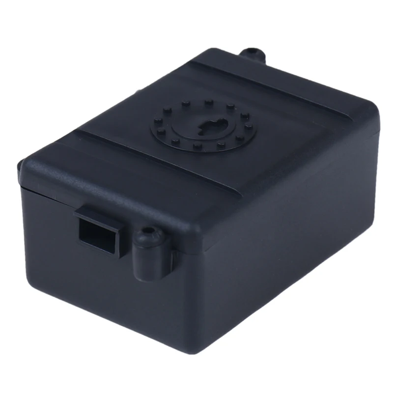 Čierna 1:10 Prijímač diaľkového ovládania autorádia Box Pre 1/10 RC Rock Crawler Auto SCX10 D90 4