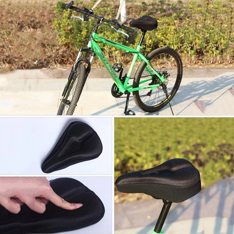 MTB Horský Bicykel, jazda na Bicykli Pribrala Extra Komfort Vysoko Kvalitné Silikónové 3D Gél Pad Vankúš Požičovňa Sedlo Sedadlo 4 Farby 3