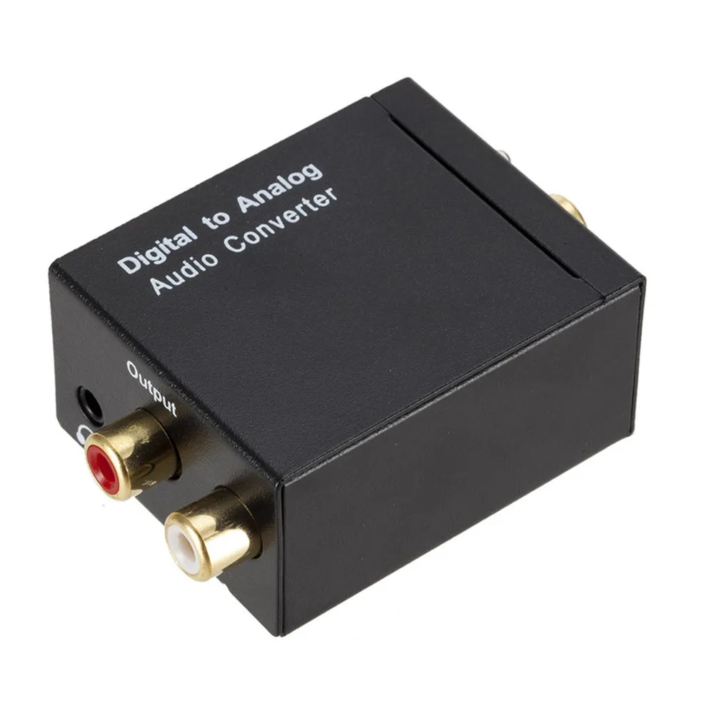 TQQLSS USB DAC Digitálneho Na Analógový Audio Prevodník Audio Toslink Koaxiálny Signál Na RCA R/L Audio Dekodér SPDIF ATV DAC Zosilňovač 3