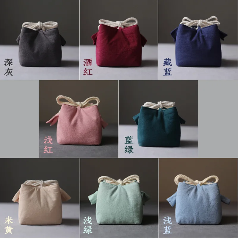 Pribrala bavlna skladovanie taška cestovná taška Taiwan látkové taška čaj nastaviť kanvica teacup látkové taška stredná kanvica látkové taška Envio zadarmo 1
