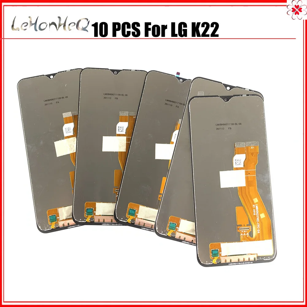 10 Ks/Veľa Veľkoobchod Display Pre LG K22 LCD Displej Dotykový Displej Digitalizátorom. Montáž 0