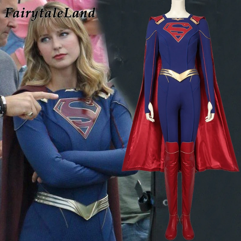 Supergirl 5 Kara Zor -El Halloween Kostým Karneval Pre Dospelých Sexy Ženy Jumpsuit Superhrdina Kara Danvers Oblečenie Na Zákazku 2