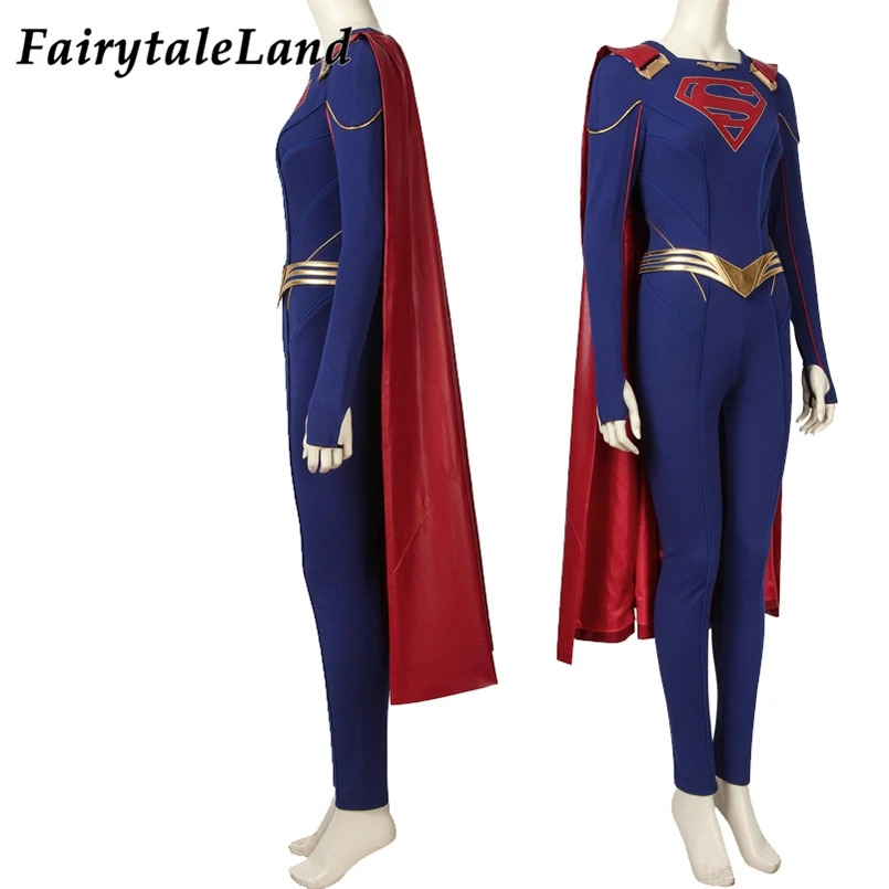Supergirl 5 Kara Zor -El Halloween Kostým Karneval Pre Dospelých Sexy Ženy Jumpsuit Superhrdina Kara Danvers Oblečenie Na Zákazku 4