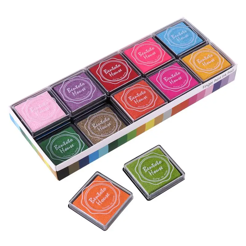 20pcs Multi-farebné Obrie Atrament Podložky Pečiatka Podložky Inkpad Ručné DIY Plavidlá pre DIY Plavidlá Scrapbooking Prst Farba Atramentu Pad Set 5