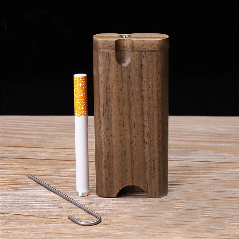 Drevo Fajčenie Pracujú Zákopy Jeden Keramické Hitter Rúry Cleaning Tool Ručne Vyrábané Cigarety Tabak Skladovanie 4