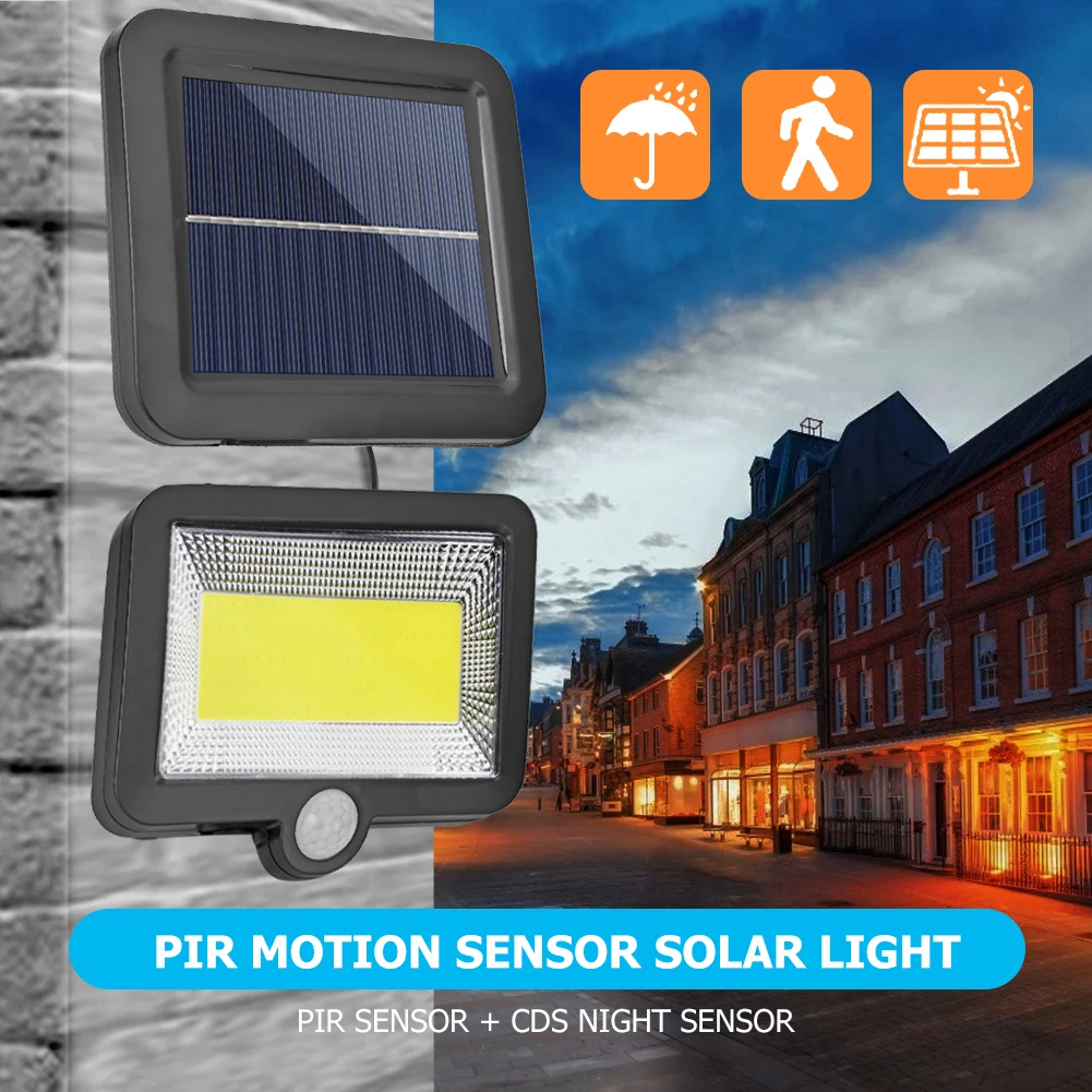 LED Solárne Nástenné Svietidlo Indukčné IP65 KLASU Nástenné svietidlo PIR Snímač Pohybu, Záhrada, Park, Nádvorie Ulici Solárne Lampy 5