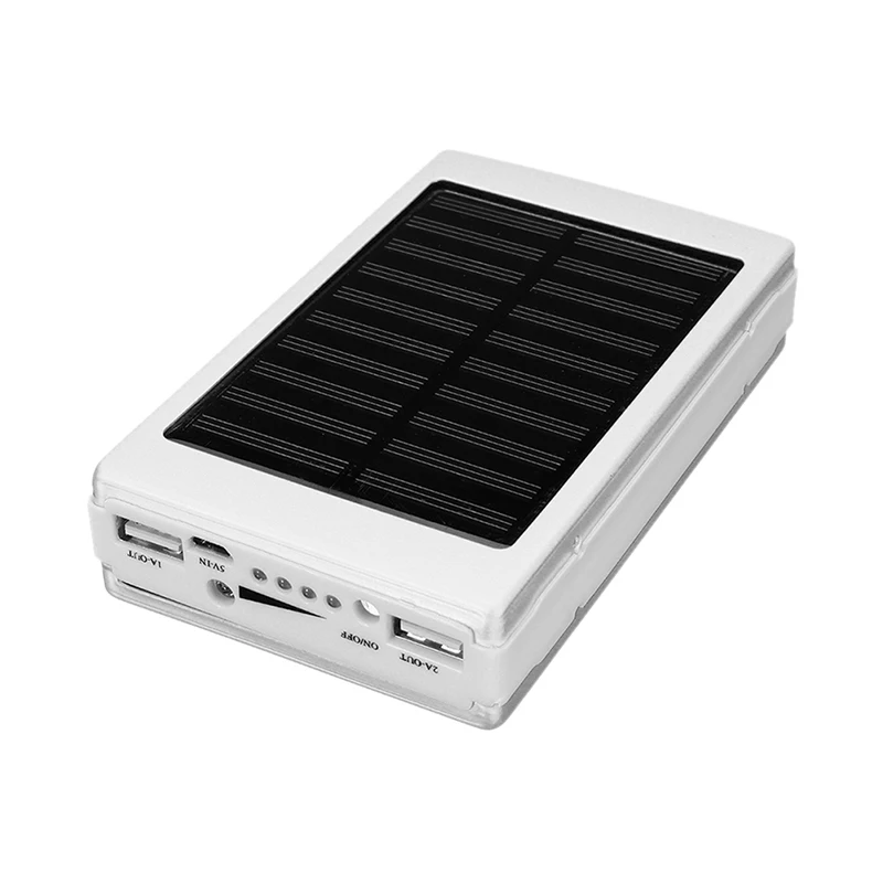 Prenosné 5x18650 Powerbank Kryt Power Bank 18650 Solar Power Bank Prípade Box DIY Dual USB Kit Telefón, Nabíjačka, Baterka 0