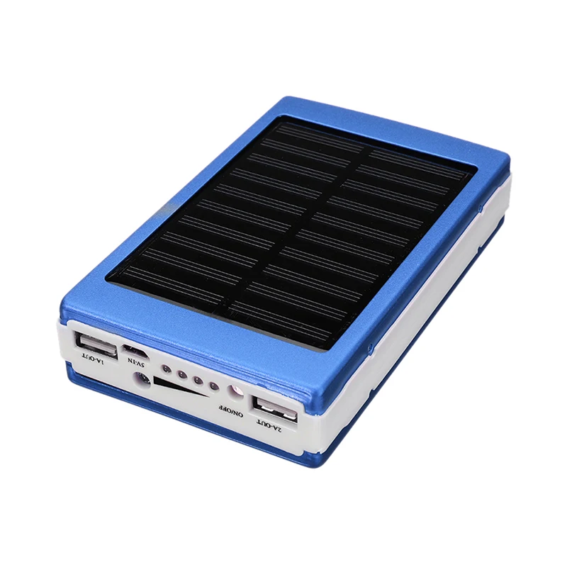 Prenosné 5x18650 Powerbank Kryt Power Bank 18650 Solar Power Bank Prípade Box DIY Dual USB Kit Telefón, Nabíjačka, Baterka 4