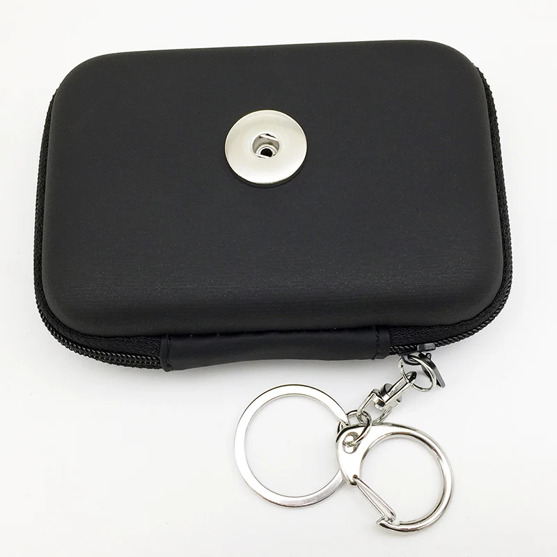 Námestie Maska skladovanie taška 18 mm Modul Tlačidiel Šperky, Mince Malé Peňaženky Dátový kábel úložný vak QB311 2
