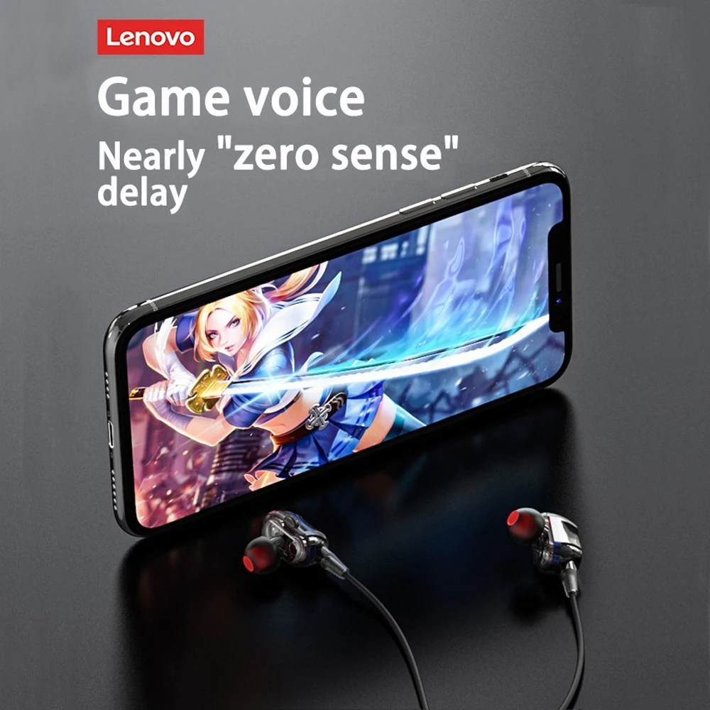 Lenovo HE05 Pro Bluetooth Headset Zábava Športové Zavesenie na Krk zátkové chrániče sluchu HiFi Aktívne Redukcia Šumu Bezdrôtové Slúchadlá 0