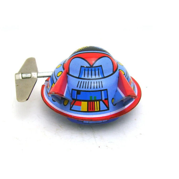 [Zábavné] 3ks/, veľa Dospelých Kolekcia Retro Vietor až hračka Kovov Cín UFO vesmírnej lode priestor surveyor spaceman Hodinky hračky vintage hračka 1