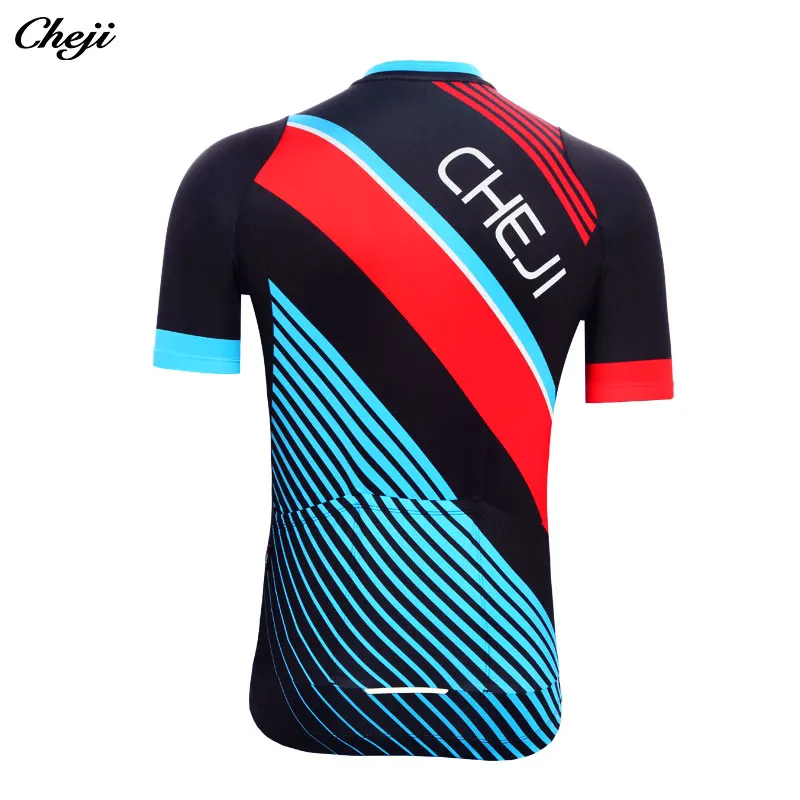 Cheji pánske Cyklistické dresy Krátke rukávy Pro team Cyklistické Oblečenie Rýchle Suché Cyklistické Tričko top 2
