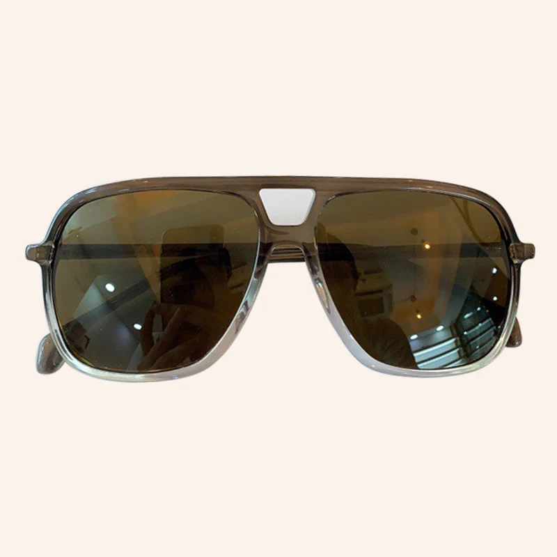 Retro Námestie slnečné Okuliare Muži Ženy Značky Dizajnér Slnečné Okuliare Ženské Odtiene UV400 Ochrana Gafas 0