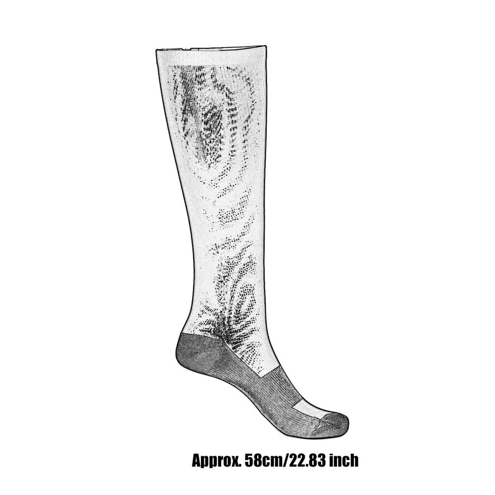 Módne, Pohodlné Úľavu Mäkké Muži Ženy Anti-Únava Kompresné Ponožky Proti Únave Kŕčové Žily Ponožky 3