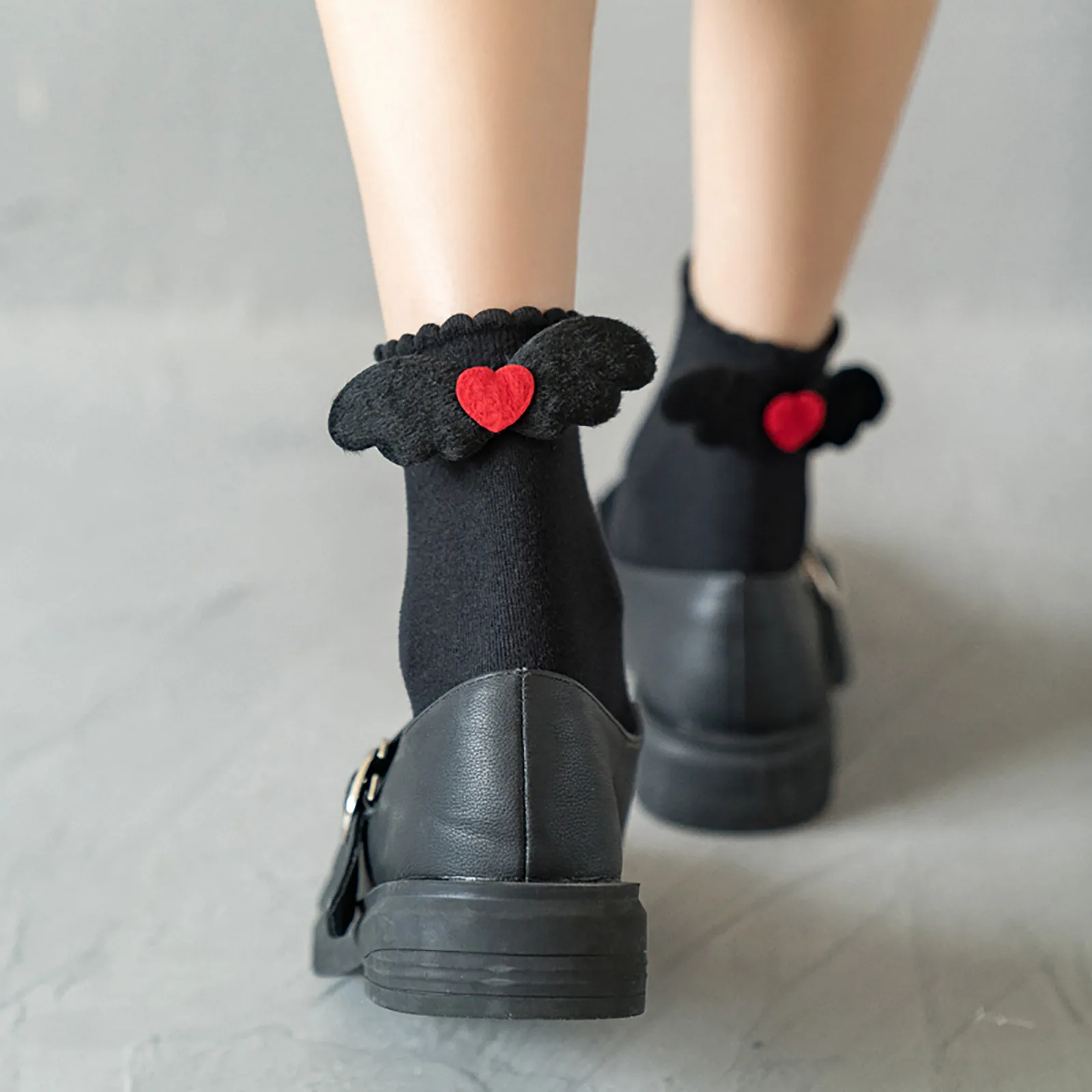 študent ponožky Módne roztomilé ponožky harajuku Priedušná Farbou Loď ponožky Pohodlné Bavlnené Ponožky Biela Čierna 2021 nové 4