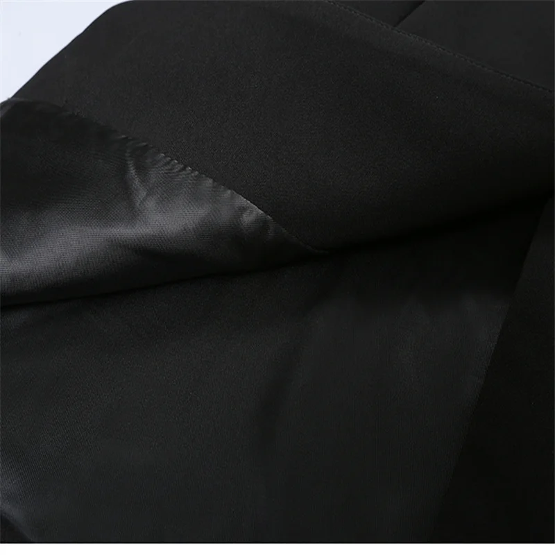 Jedného Tlačidla Čierny oblek Pani Móda Blejzre 2021 jeseň jar Slim kórejský štýl voľné Strednej Dĺžky bežné Bavlna ženy bunda 2