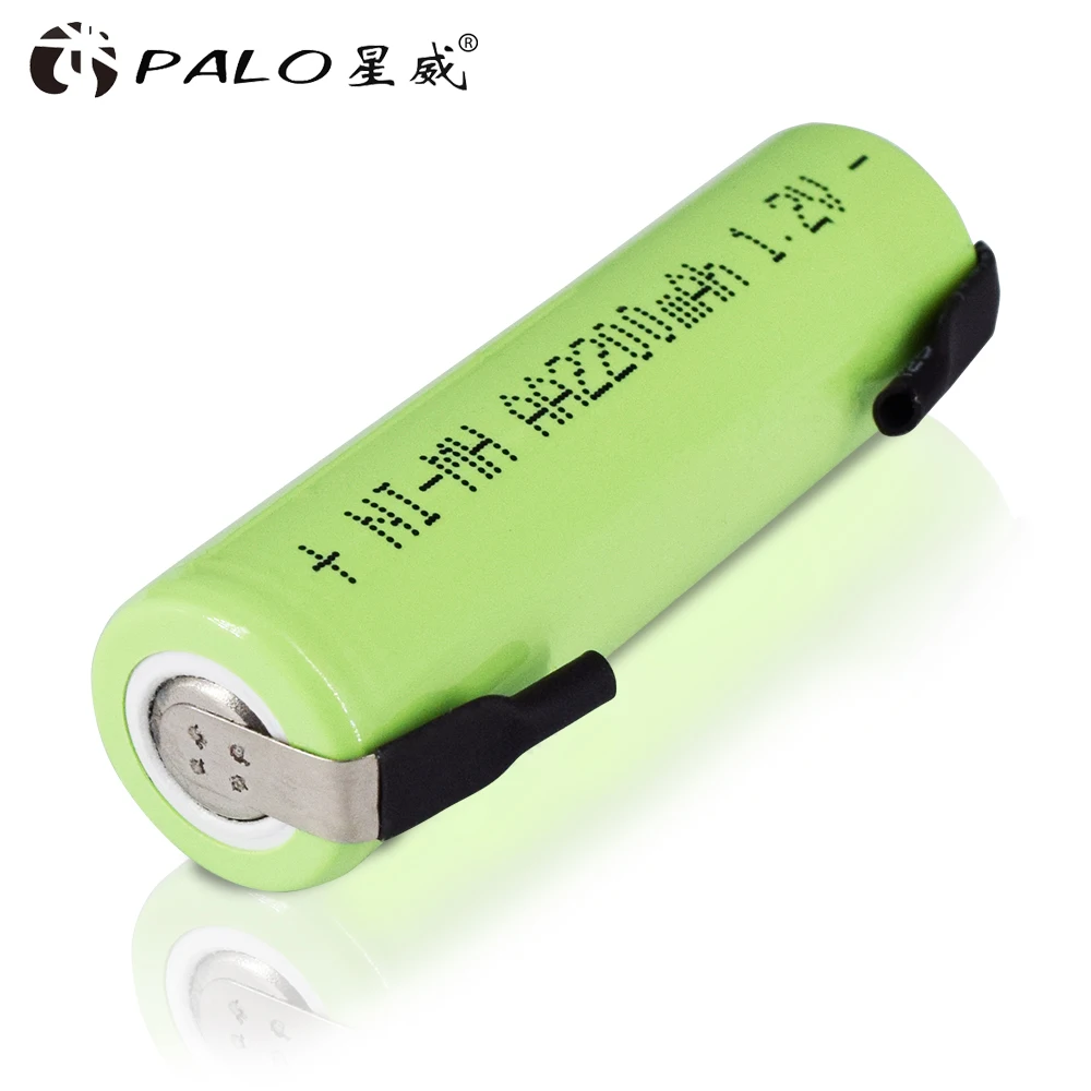 PALO 1.2 V, AA Nabíjateľné Batérie AA NiMH Batérie Pre Diaľkové Ovládanie Elektronická zubná kefka hračky LED svetlo Holiaci strojček Rádio batérie 0