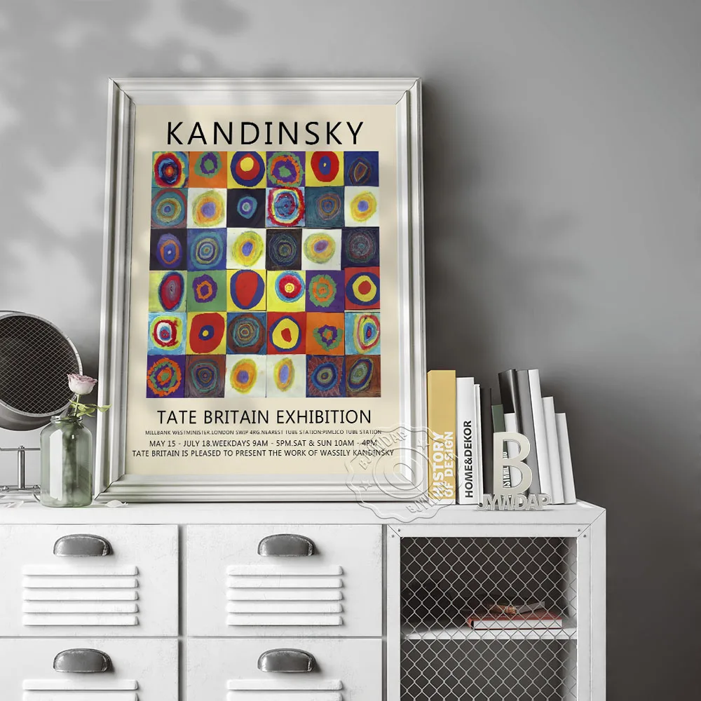 Nordic Wassily Kandinsky Plagát Rainbow Bod Umenie Výtlačkov Moderné Abstraktné Maliarske Plátno Ročníka Art Domov Detská Izba Decor Darček 4