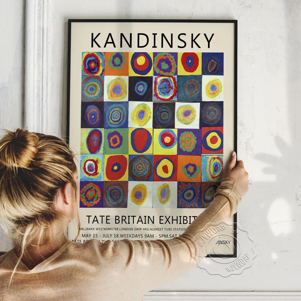 Nordic Wassily Kandinsky Plagát Rainbow Bod Umenie Výtlačkov Moderné Abstraktné Maliarske Plátno Ročníka Art Domov Detská Izba Decor Darček 5