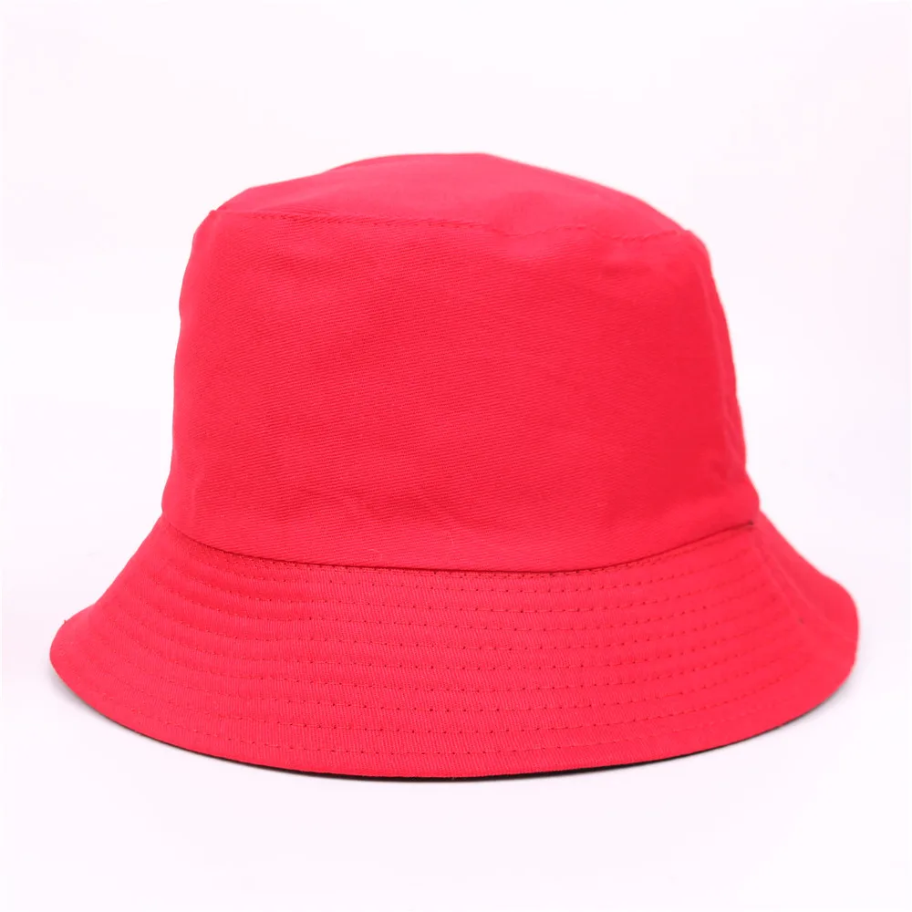 Značka Vedierko Hat Ženy Panamský klobúk Lete Mužov, Dve Bočné Módne Hip Hop Rybár Klobúk Bob Chlapci Dievčatá Vonkajší Cestovanie Slnko Klobúk 2