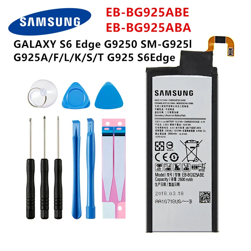 SAMSUNG Pôvodnej batérie Pre Samsung Galaxy S6 S6 Edge/Plus S7 S7 Okraji S8 S8 Plus+ S9 S9 Plus S10 S10E s rezacím zariadením S10 Plus J5 Pro J7 Pro 1