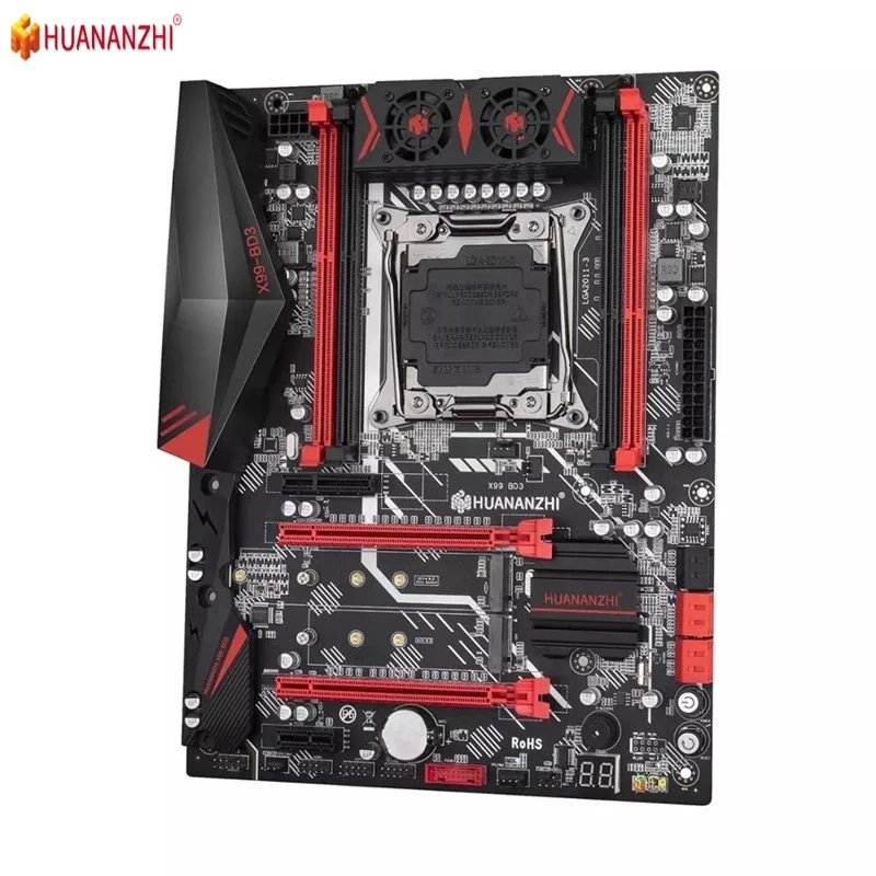 HUANANZHI X99-BD3 V1.1 základná Doska Pre Intel X99 LGA 2011-3 Všetky Series DDR3 RECC128GB M. 2 PCI-E NVME NGFF ATX Server Doske 4