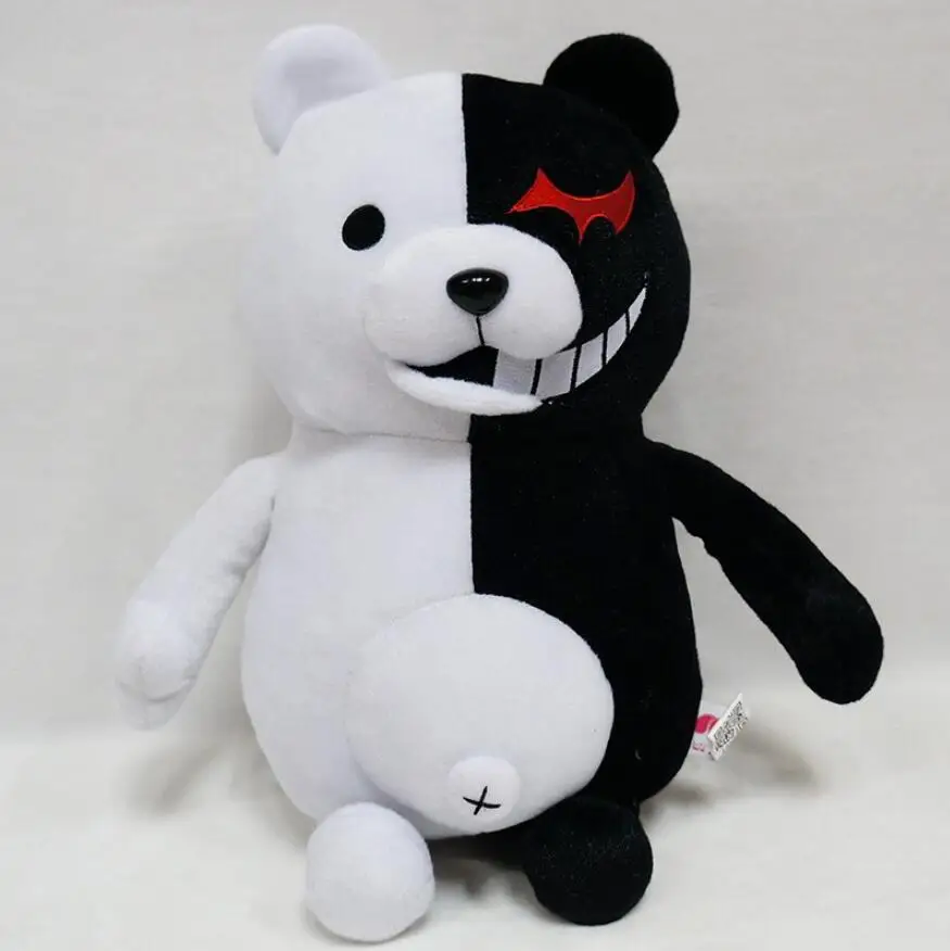 2021 Dangan Ronpa Super Danganronpa 2 Monokuma Black & White Bear Plyšové Hračky Mäkké Plyšové zvieratko Bábiky Narodeniny Darček pre Deti 2