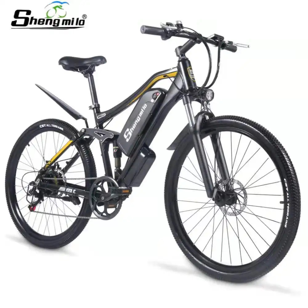 Elektrický Bicykel M60 Plus Horských Klince 500W pánske Cyklistické 27.5 Palcový Vonku Na Pláži MTB 48V17AH Šport, jazda na Bicykli Snowbike ShengMilo 1