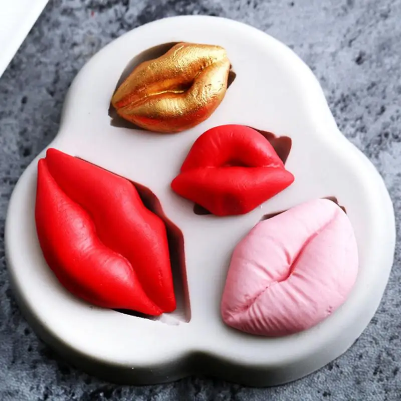 3D Silikónové Formy Pery Série Kvet DIY Tortu Formy na Pečenie Fondant Cookie Čokoláda Mydlo Formy Kuchynské Náradie Pečenie Príslušenstvo 1