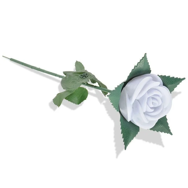 Elegantné Rose LED Svetlá Kvet Lampa Garden Dvore, Vonkajšie Cesta Trávnik Moc Dekorácie Romantický darček pre milovníkov 2